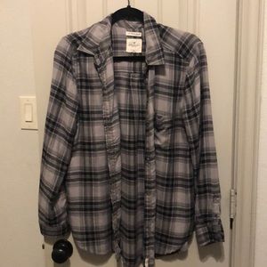 American Eagle soft boyfriend flannel (used)